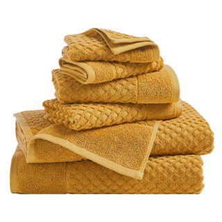 Ultra-Soft 100% Cotton Diamond Waffle Bath Towels