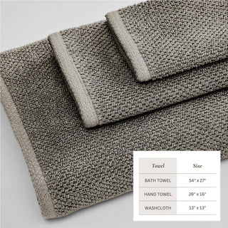 100% Cotton Absorbent & Quick-Dry Looped Bath Towels