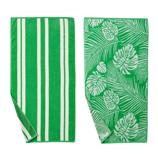 2 Pack 100% Cotton Printed Beach Towel