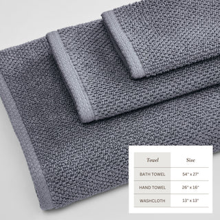 100% Cotton Absorbent & Quick-Dry Looped Bath Towels