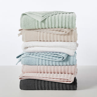 Premium Cotton Ribbed Towel Set