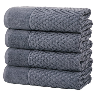 Ultra-Soft 100% Cotton Diamond Waffle Bath Towels