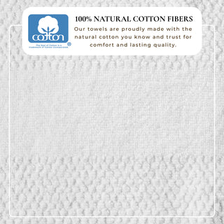 100% Cotton Textured Woven Bath Towel Set
