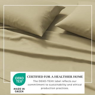 Ultra-Soft Cotton Heathered Melange Jersey Knit Sheet Set