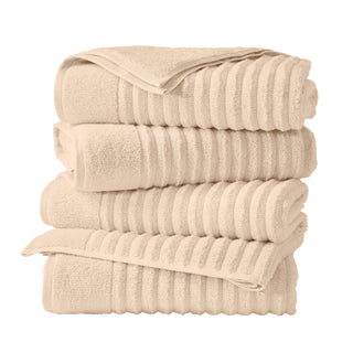 Premium Cotton Ribbed Towel Set