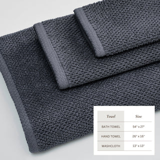 100% Cotton Absorbent & Quick-Dry Looped Bath Towels