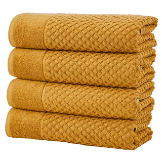 Ultra-Soft 100% Cotton Diamond Waffle Bath Towels