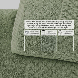 Ultra-Soft 100% Cotton Diamond Waffle Bath Towels