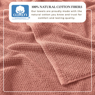 100% Cotton Absorbent & Quick-Dry Looped Bath Towels