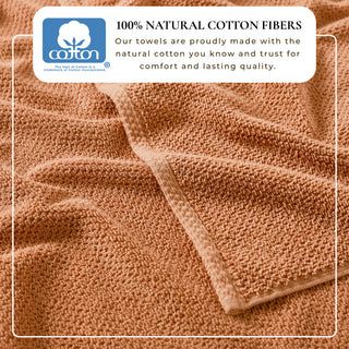 100% Cotton Absorbent & Quick-Dry Looped Bath Towels