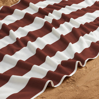 Premium 100% Cotton Cabana Stripe Beach Towels