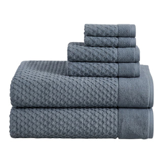Ultra-Soft 100% Cotton Diamond Waffle Bath Towels