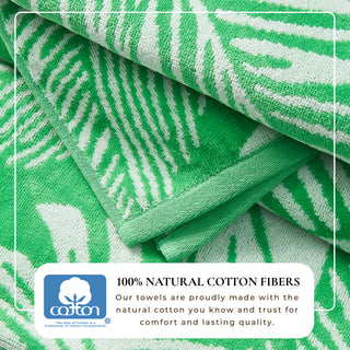 2 Pack 100% Cotton Printed Beach Towel