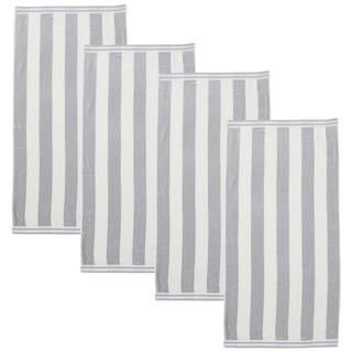 Premium 100% Cotton Cabana Stripe Beach Towels