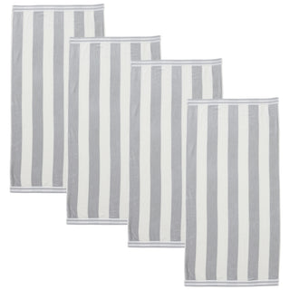 Premium 100% Cotton Cabana Stripe Beach Towels