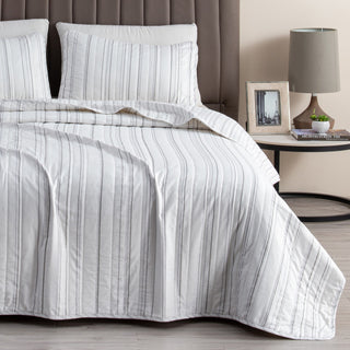 3-Piece Stripe Quilt - Katelyn Collection