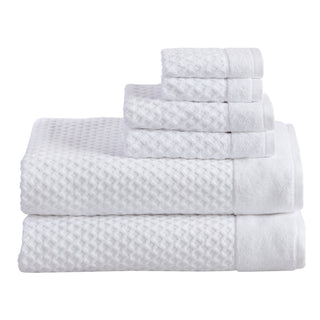 Ultra-Soft 100% Cotton Diamond Waffle Bath Towels