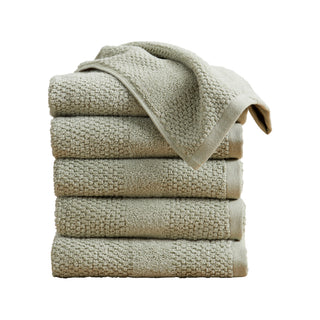 100% Cotton Textured Woven Bath Towel Set