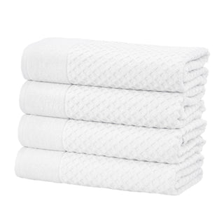 Ultra-Soft 100% Cotton Diamond Waffle Bath Towels
