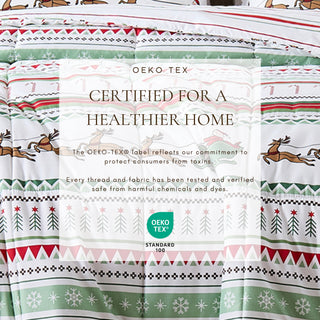 Christmas Down Alternative Comforter and Sham Set