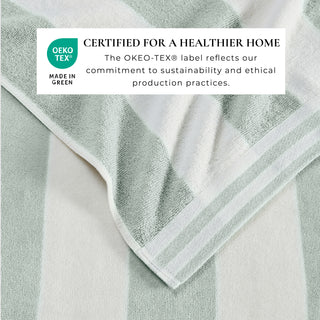 Premium 100% Cotton Cabana Stripe Beach Towels