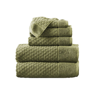 Ultra-Soft 100% Cotton Diamond Waffle Bath Towels