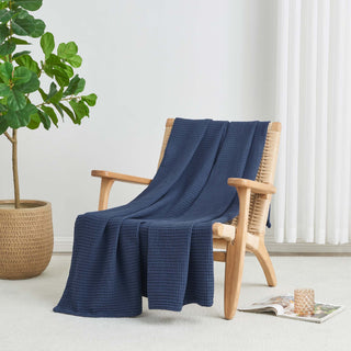 100% Cotton Waffle Weave Blanket