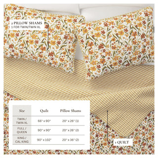 Floral Meadow Quilt Set