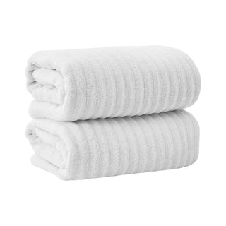 Premium Cotton Ribbed Towel Set