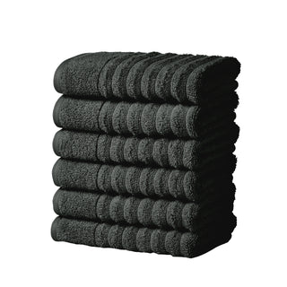 Premium Cotton Ribbed Towel Set