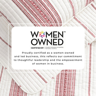 Farmhouse Stripe Quilt Set With Shams
