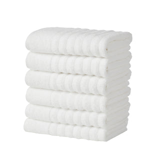 Premium Cotton Ribbed Towel Set