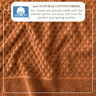 Ultra-Soft 100% Cotton Diamond Waffle Bath Towels