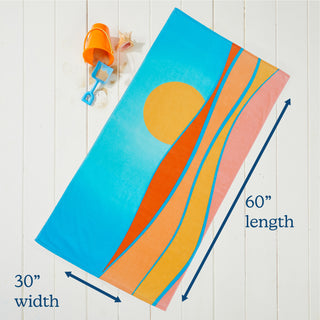 Premium Ultra Soft 100% Cotton Printed Beach Towel for Kids