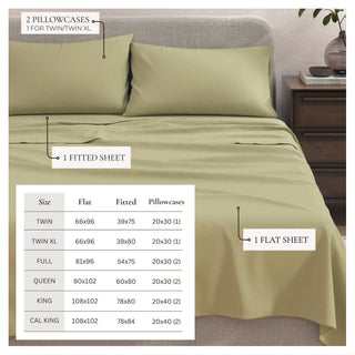 Ultra-Soft Cotton Heathered Melange Jersey Knit Sheet Set