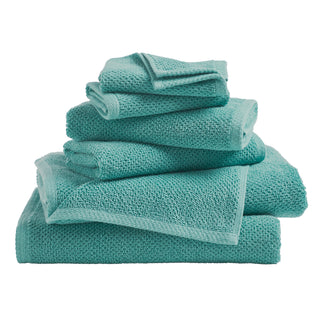 6-Piece Cotton Textured Bath Towel Set - Acacia Collection