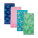 Assorted - Navy/Royal Blue Fish, Pink/White Flamingo, Green/White Palm Leaf, Blue/Yellow Starfish