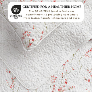 Blossom Floral Quilt Set with Shams