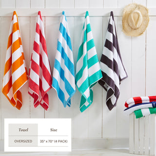 Premium 100% Cotton Velour Beach Towels