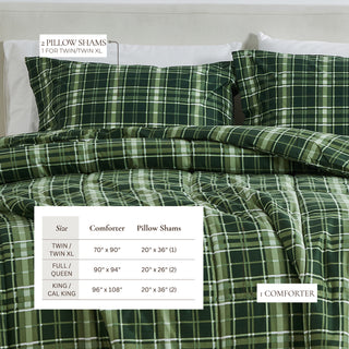 Christmas Down Alternative Comforter and Sham Set