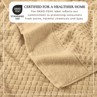 Ultra-Soft 100% Cotton Diamond Waffle Bath Towels