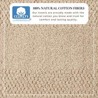 100% Cotton Textured Woven Bath Towel Set