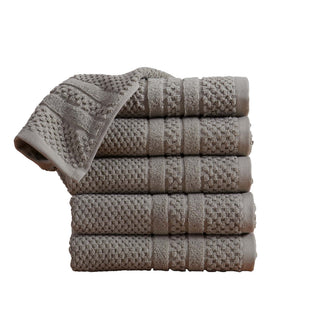 100% Cotton Checkered Bath Towel Set