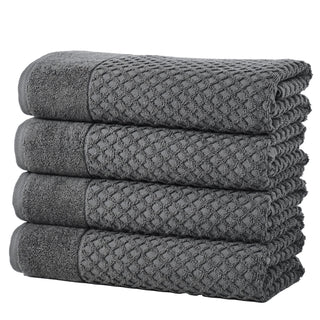 Ultra-Soft 100% Cotton Diamond Waffle Bath Towels