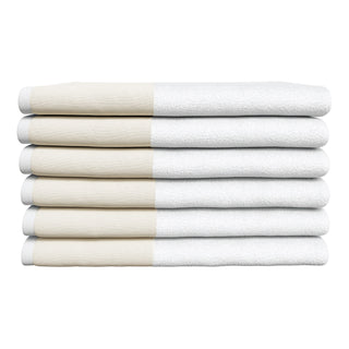 Ultra-Soft Cotton Linen-Like Border Towels