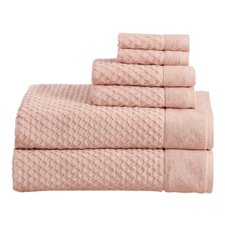 Ultra-Soft 100% Cotton Diamond Waffle Bath Towels