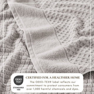 Ultra-Soft 100% Cotton Diamond Waffle Bath Towels