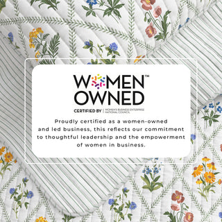 Floral Lattice Spring Quilt Set