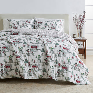 Christmas Down Alternative Comforter and Sham Set