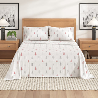 Premium Turkish Cotton Winter Lodge Flannel Sheet Set